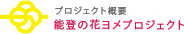 プロジェクト概要 能登の花ヨメプロジェクト