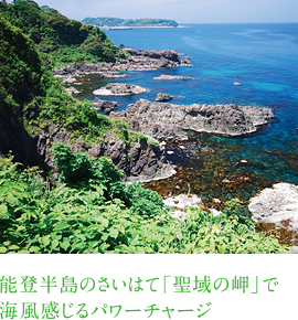 能登半島のさいはて「聖域の岬」で海風感じるパワーチャージ