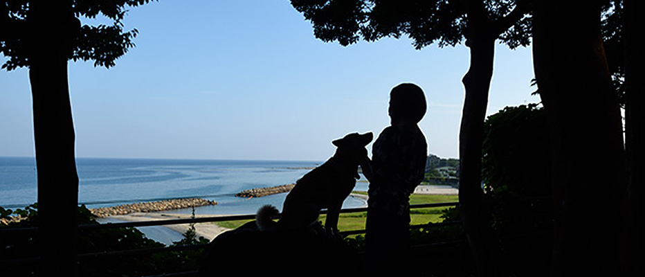 海を望む丘の上で　能登手漉き和紙と墨のアトリエ時間